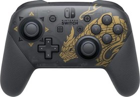 Resim Switch Pro Controller Monster Hunter Rise Edition 