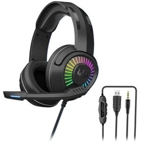 Resim Lemestar Ovleng Gt67 Rgb Işıklı Oyun Kulaklığı - 3.5mm/usb Bağlantılı, Mikrofonlu 