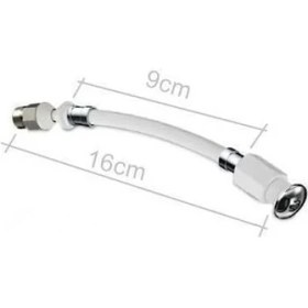 Resim Asma Klozet Için Düz Taharet Hortumu 9 cm 