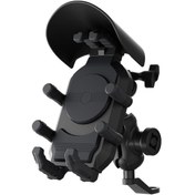 Resim Motosiklet Telefon Tutucu Anti-titreşim Anti Yağmur Ve Güneş Motosiklet Telefon Tutucu 360 Dönme 