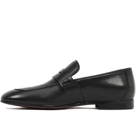 Resim Derimod Black Erkek Siyah Deri Klasik Loafer - Siyah / 4 