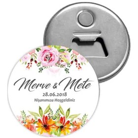 Resim Metal Magnet Açacak 24 Adet Lila 
