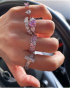 Resim CAKA TAKI Pink Dream Heart Yüzük (beyaz) 