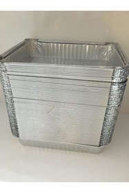 Resim KURTSAN AMBALAJ Aleminyum Kase 1500gr. 100adet Kapaklı 