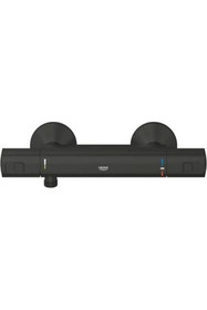 Resim AyrStore Precision Start Termostatik Duş Bataryası | Su Tasarruflu | Mat Siyah | 