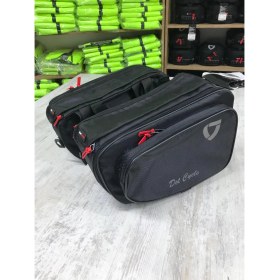 Resim Dot Cycle Suya Dayanıklı Körüklü 2'li Takım Motosiklet Yan Çanta Seti 