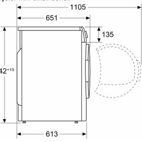 Resim Profilo KM8611HTR A++ 8 KG Isı Pompalı Çamaşır Kurutma Makinesi 