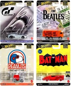 Resim Hot Wheels Premium Pop Culture 2024 B Assortment Set Çok Renkli 