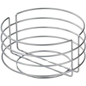 Resim Edora Home Gümüş Paslanmaz Yuvarlak Ekmek Sepeti Makrome - Çok Amaçlı Metal Gümüş 