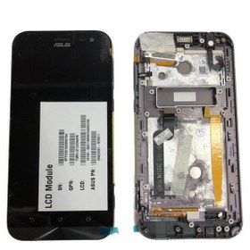Resim Asus Uyumlu Zenfone Zoom Zx551ml Lcd Ekran Dokunmatik Siyah Çıtalı 