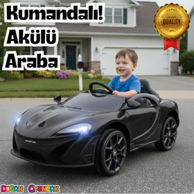Resim Quantum GT Siyah Uzaktan Kumandalı 4X2 12 Volt Akülü Araba - RC McLaren Akülü Araba 