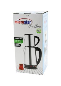 Resim Microstar Tea Time 1.8 L Elektrikli Çelik Çay Makinesi 