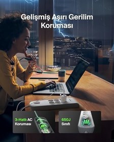 Resim Belkin Surge Plus 6'lı çoklu priz 
