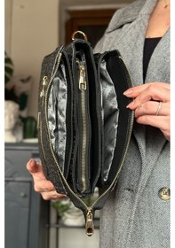 Resim Jps- 5 Bölmeli Kadın Omuz Çantası 29cm 20 Cm 10 Cm 2068-lb - Siyah 