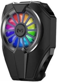 Resim Coofbe Super Soğutucu 6000 Devir RGB Işıklı Kasırga Telefon Soğutucu elefon Soğutma Fanı Radyatör Soğutucu 