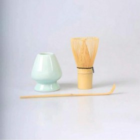 Resim 3'ü 1 arada Matcha Seti Bambu Çırpıcı Çay Kaşığı Seramik Kase Geleneksel Çay Setleri Evde Çay Yapma Araçları Aksesuarlar Doğum Günü Hediyeleri 