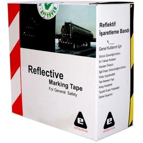 Resim Beyaz Reflektif Bant, Reflektif Şerit 5 Cm X 10 M (534231349) 