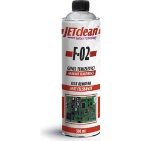 Resim Jetclean F-02 500 Ml Flux Anakart Temizleme Sıvısı 