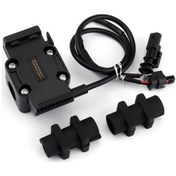 Resim Synodicmonth Evrensel Güç Tabanı Telefon Navigasyon Braketi Güç Kaynağı Kablosuz Şarj 12mm / 22mm Bmw R1250gs Adv İçin Roll Bar Tabanı 