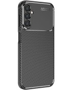 Resim Galaxy A24 Kılıf Zore Negro Karbon Tasarım Silikon Kılıf 