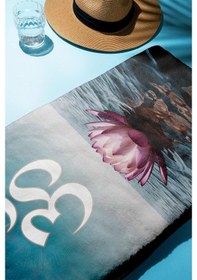 Resim Dijital Baskı Plaj Deniz Havlusu Modern Desenli Peştamal 80x160 Cm Hvl0061 Renkli 