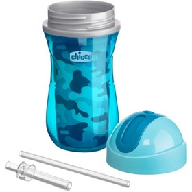 Resim Chicco Isı Yalıtım Spor Bardak Pipetli Erkek - Mavi / 266 ML 