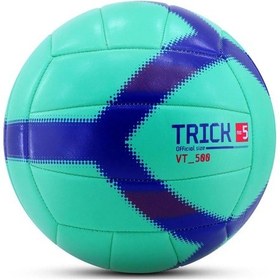 Resim Voleybol Topu Vt500 Trick No:5 Yumuşak Doku Semi-pro İç-dış Mekan Soft Touch 270 G Yeşil 