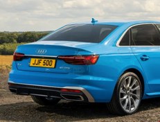 Resim Audi A4 Arka Tampon Çıtası Sağ S-line Gri 2020 Sonrası Uyumlu 
