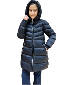 Resim Benitto Kids Kız Çocuk Kapüşonlu Kışlık Şişme Mont 51338 Siyah 