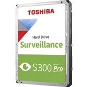 Resim Toshiba S300 Pro 7200 Sata3 (MD10ADA800V) 512MB 7/24 8 Tb Güvenlik Diski 