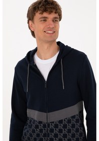 Resim U.s. Polo Assn. Erkek Lacivert Hırka Örme 50315668-vr033 Lacivert 