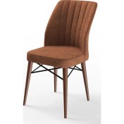 Resim Canisa Concept Flex Serisi Gürgen Ayaklı 1.sınıf Sandalye / 6 Adet Sandalye/ Ceviz Gürgen Ayaklı 