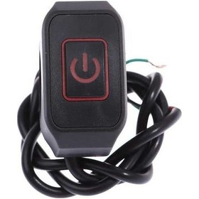 Resim Fortunelane 22mm Su Geçirmez Kilitli Arka Işıkli Direksiyon Anahtarı - 12v 10a Abs Metal Fren Lambası 