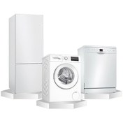 Resim Bosch Üçlü Beyaz Eşya Çeyiz Seti KGN56VXF0N, WGA142X1TR, SMS44DI01T Bosch