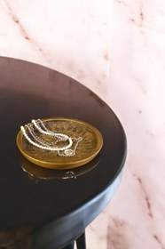 Resim Evene Takı Organizer Makyaj Düzenleyici Kozmetik Organizer Dekoratif Tabak Altın Eskitme Renk Model 6, e.takiorganizermodel6 