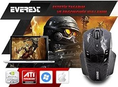 Resim Everest GX8 Usb Scream 10 Tuşlu Makrolu Oyuncu Mouse 