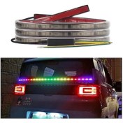 Resim Wondernest Sones Şerit S12-120cm Rgb Renkli Led Lamba Gündüz Farları Dc12v-24v Cm Arka Araba 120 Lu Diğer 