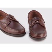 Resim Hakiki Deri Kahverengi Bağcıklı Erkek Günlük Ayakkabı-Kahve (521644004) Kahverengi 