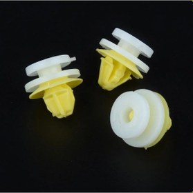 Resim Lasonstiges 50 Adet 7703077250 Araba İç Kapı Yan Trim Kart Paneli Plastik Perçin Klipleri Renault Clio Megane Scenic Twingo Araba Tokası 