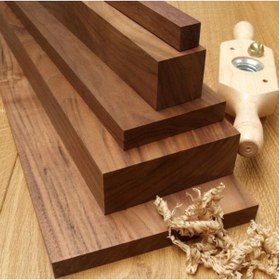 Resim handanca (1X1 CM X 25 CM 25 ADET) Ceviz Kereste Ahşap Çıta Taslak Tahta Ve Blok 