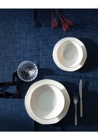 Resim Madame Coco Collin 6 Kişilik 24 Parça Yemek Takımı - Beyaz/silver Çok Renkli 