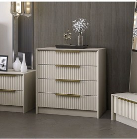 Resim Kale Luxe 4ç Şifonyer - Kumtaşı 