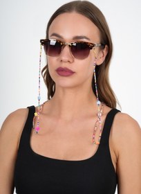 Resim JULIANO Fimo Kalpli Kum Boncuk Gözlük Zinciri - Kolye - Bileklik 