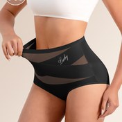 Resim Şık Yüksek Bel Kadın İç Çamaşırı, Yumuşak Örgü Polyester, Çapraz Askı Detayı, Düz Renk, Konforlu Uygun, %90 Polyester %10 Elastan - Marka: MEIYATING 