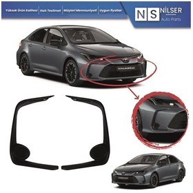 Resim Toyota Corolla Uyumlu Sis Lamba Kapağı Sağ-Sol (Sissiz-Siyah) 2019-2021 