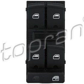 Resim TOPRAN 114754001 Cam Acma Kapama Ve Emniyet Kilit Anahtari Surucu Tarafi Dortlu ( Audi : A3 04--13 A6 05--11 Q7 07 4F0959851F5PR (WA444746) 