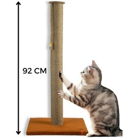 Resim 90cm Büyük Kedi Tırmalam Tahtası 