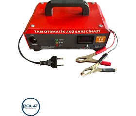 Resim Polat Tam Otomatik 13.8VOLT 15AMPER LCD Göstergeli Akü Şarj Cihazı 