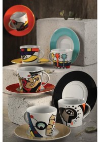 Resim Kütahya Porselen Free Time Kahve Takımı 