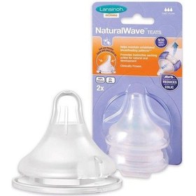 Resim Nessiworld Natural Wave Biberon Emziği Orta Akış 2li 